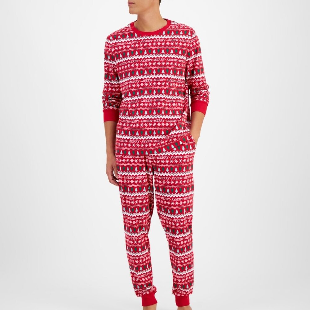 Holiday Lane  Merry Mix It Cotton Matching Family Pajamas Set